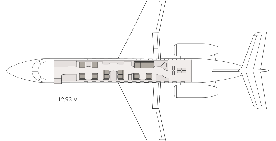 аренда частного самолета Embraer Legacy 600